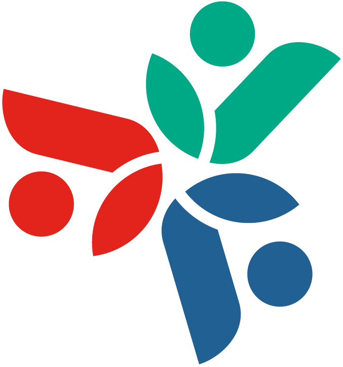 Éléments du logo en couleurs